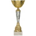Detail Gold and silver metal cup Detail Gold and silver metal cup