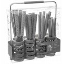 Dekoracja Domu Cutlery set GEO with decorative handle + stand, 2in1