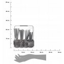 Dekoracja Domu Cutlery set GEO with decorative handle + stand, 2in1