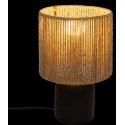 Atmosphera KOBY ceramic table lamp with woven shade, 24 cm Atmosphera KOBY ceramic table lamp with woven shade, 24 cm