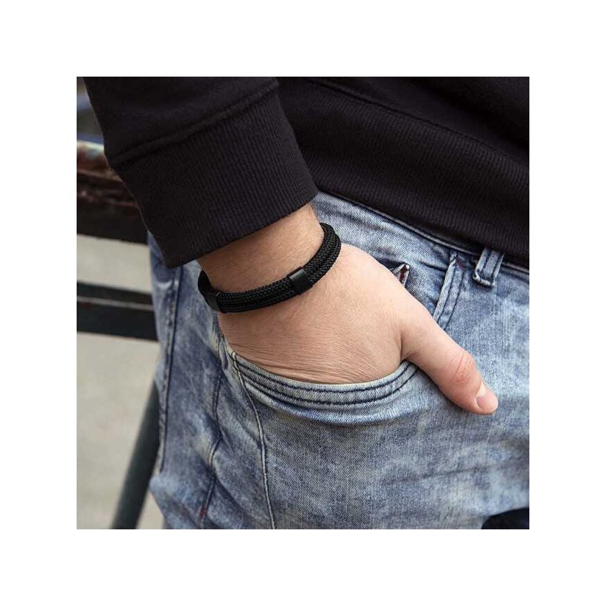 Troli Stylish black bracelet VSB005 BB-PET – 2