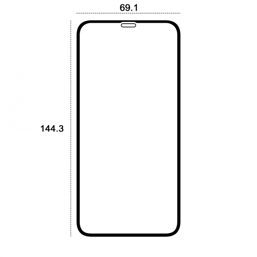 Telforceone Etteri 9D protective glass for Apple iPhone 11 6.1" – 3