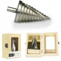 Grąžtas AW-Tools AWTOOLS grąžtai STOPNIOWE SPIRALNE M2-TiAlN / 4-45mm /BL Grąžtas AW-Tools AWTOOLS grąžtai STOPNIOWE SPIRALNE M2-TiAlN / 4-45mm /BL
