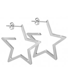 Troli Star Steel Earrings