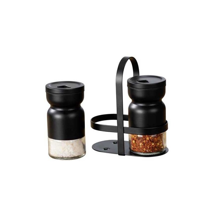 Salt and pepper shakers on a metal stand, Melli, WENKO – 4