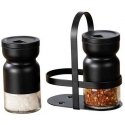 Salt and pepper shakers on a metal stand, Melli, WENKO Salt and pepper shakers on a metal stand, Melli, WENKO
