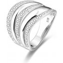 Beneto Silver ring with zircons AGG329 Beneto Silver ring with zircons AGG329