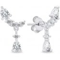 Brilio Silver Brilio Silver Charming silver earrings with zircons EA715W Brilio Silver Brilio Silver Charming silver earrings with zircons EA715W