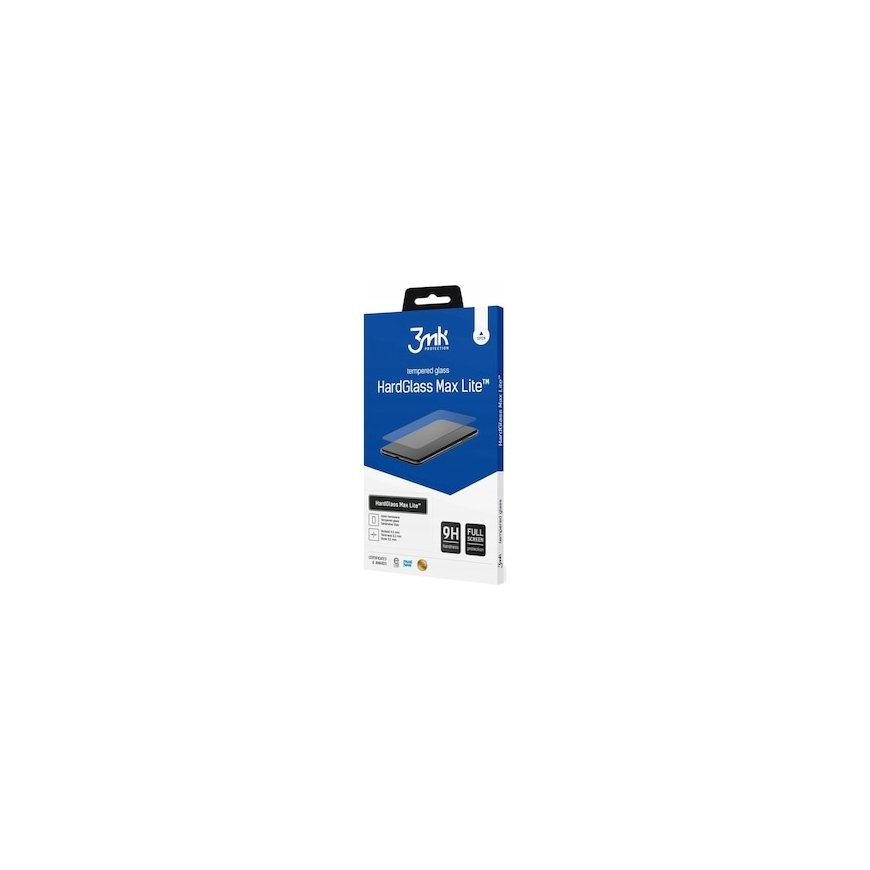 Tempered glass 3mk HardGlass Max Lite Black for Honor 200 Lite