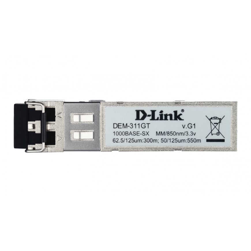 D-Link DEM-311GT tinklo siųstuvų-imtuvų modulis Optinis pluoštas 1000 Mbit/ai SFP 850 nm – 2