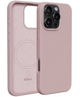 Case Telforceone Etteri Silicone Mag Apple iPhone 16 Pro 6.3" pink