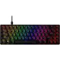 Wireless mechanical gaming keyboard Pro, 2.4 GHz, BT, RGB Backlight, 16 modes, 66 keys, 50M presses, linear Lorgar Toxic Violet 
