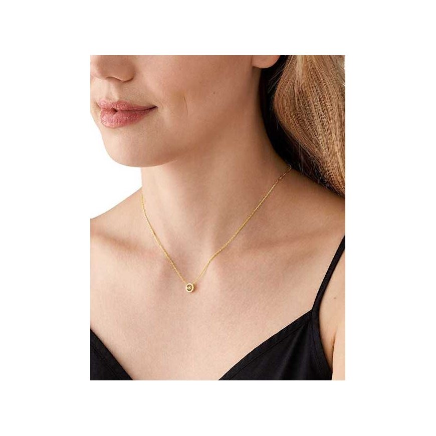 Michael Kors Fashion Gold Plated Necklace with Cubic Zirconia MKC1726CZ710 – 3