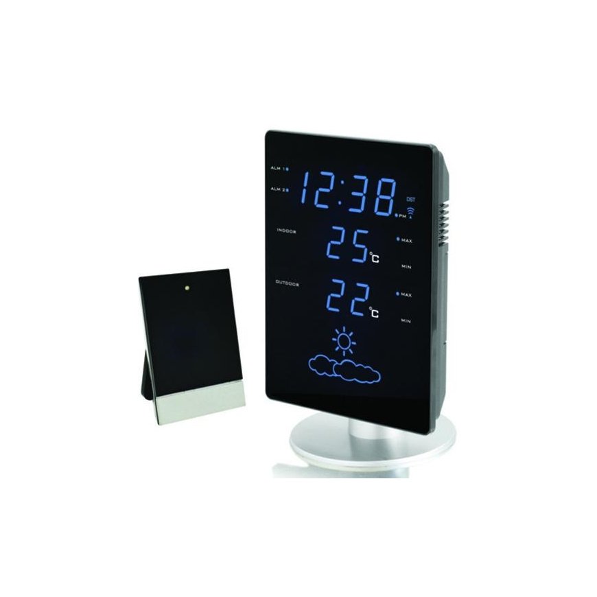 Technoline WS 6820 skaitmeninė oro stotelė Juoda