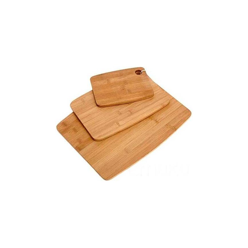 Excellent Houseware Pjaustymo lenta bambukinė 3 vnt.