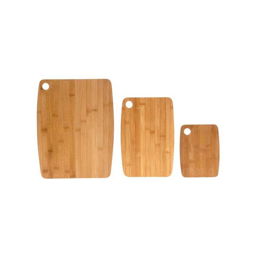 Excellent Houseware Pjaustymo lenta bambukinė 3 vnt. – 3