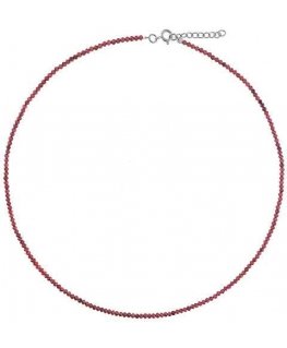 Again Jewelry Garnet Bead Necklace AJKNA007