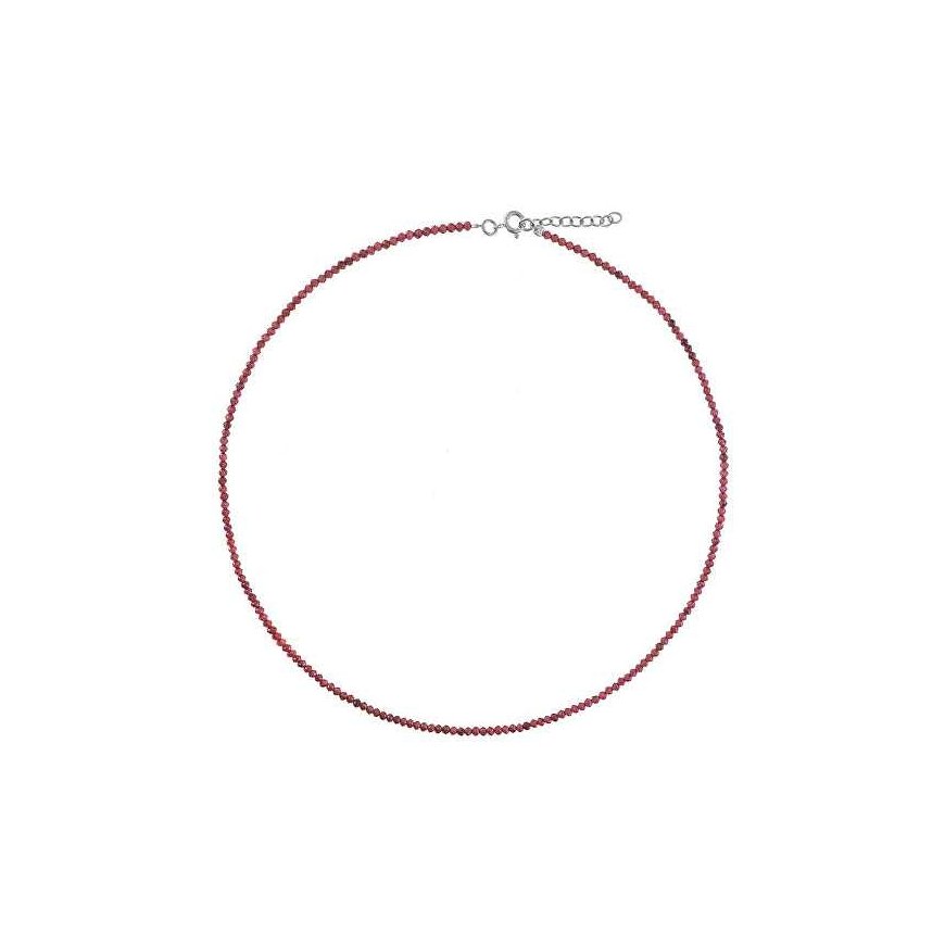Again Jewelry Garnet Bead Necklace AJKNA007