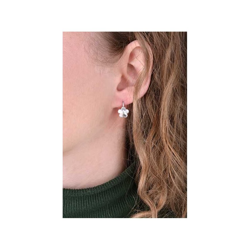 Levien hopeiset korvakorut tytöille Flower Crystal Light Rose – 2