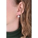 Levien Silver earrings for girls Flower Crystal Light Rose Levien Silver earrings for girls Flower Crystal Light Rose