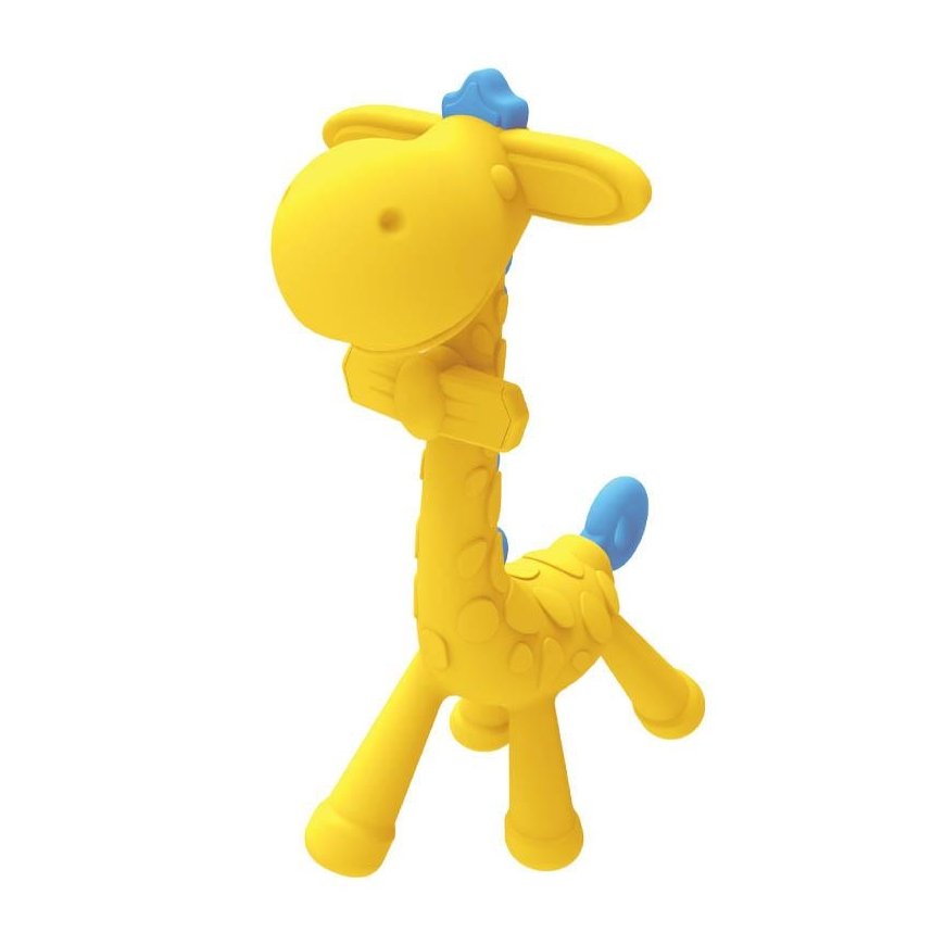 Teether EDISONmama "Giraffe", from 3 months, blue, T43005