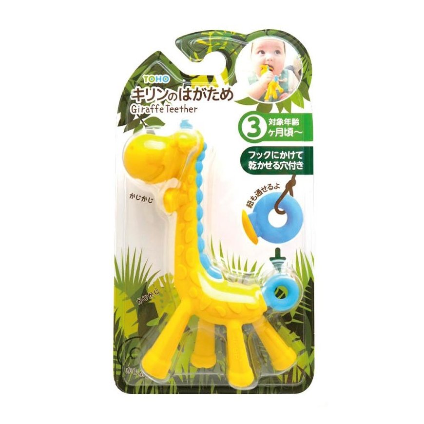 Teether EDISONmama "Giraffe", from 3 months, blue, T43005 – 2