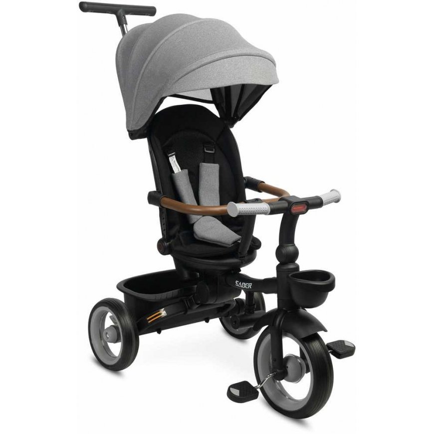 Toyz By Caretero Sabre - 3in1 kolmipyörä | Harmaa – 3