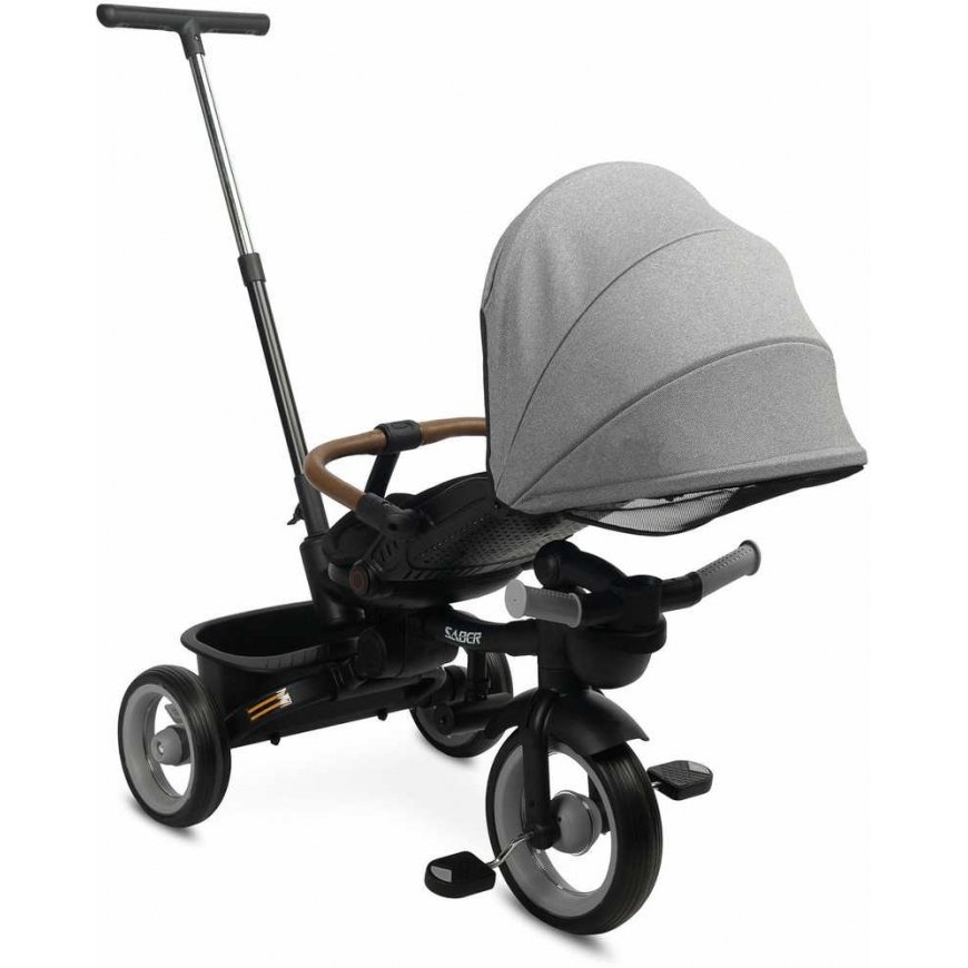 Toyz By Caretero Sabre - 3in1 kolmipyörä | Harmaa – 4