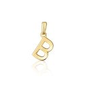 JVD Minimalist auksinis-plated letter "B" pendant SVLP0948XH2GO0B JVD Minimalist auksinis-plated letter "B" pendant SVLP0948XH2GO0B