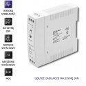 Qoltec DIN rail power supply | 24W | 24V | 1A | White | Slim Qoltec DIN rail power supply | 24W | 24V | 1A | White | Slim