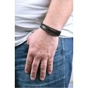 Troli Bracelet made of three leather straps Swater Troli Bracelet made of three leather straps Swater