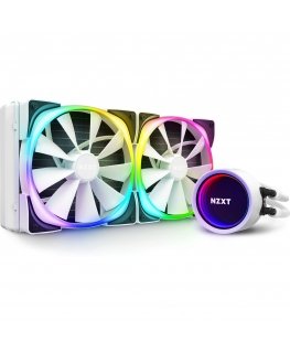 NZXT Kraken X63 RGB Procesors Universāls šķidruma dzesētājs 14 cm Balts