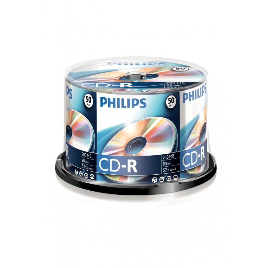 Philips CR7D5NB50/00 tukšs kompaktdisks CD-R 700