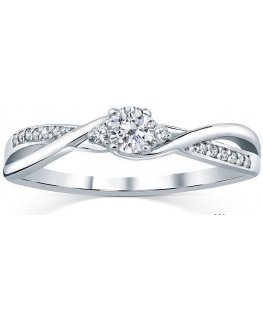 Silvego Silver ring with Swarovski crystals FNJR085sw