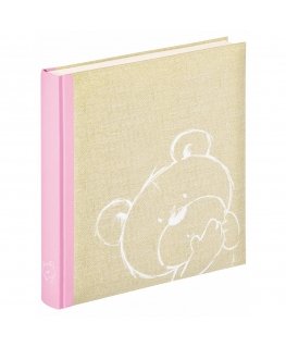 Walther Design Baby Dreamtime foto albums & papīra aizsardzības pārklājums Brūns, Rožu 50 lapas