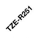Brother TZE-R251 этикеточная лента Черный на белом Brother TZE-R251 этикеточная лента Черный на белом