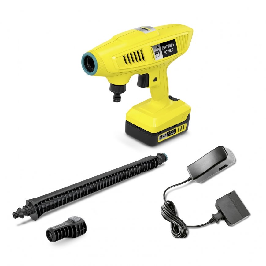 Kärcher KHB 18-44 survepesur Püstine Patarei 170 l/h Must, Kollane