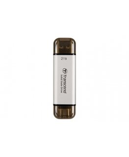 Transcend ESD310 1 TB USB Type-A / USB Type-C Sidabras