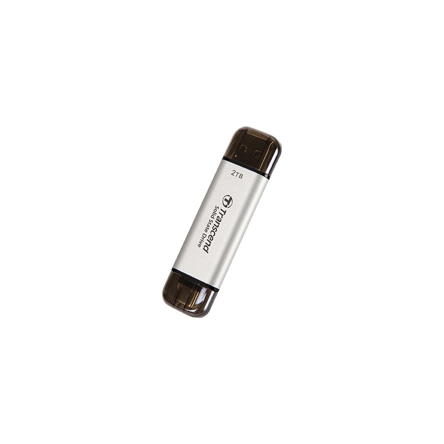 Transcend ESD310 1 TB USB Type-A / USB Type-C Sudrabs – 2