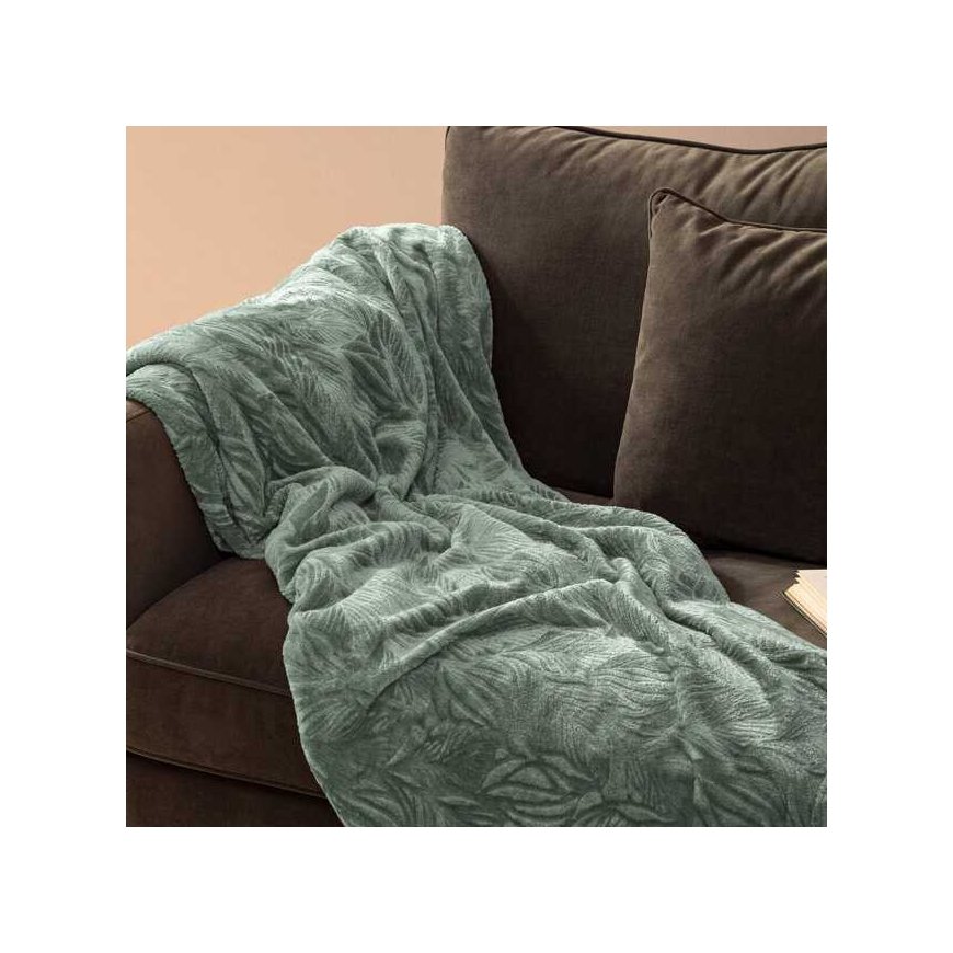 Atmosphera RYO leaf pattern blanket, 180 x 230 cm – 3