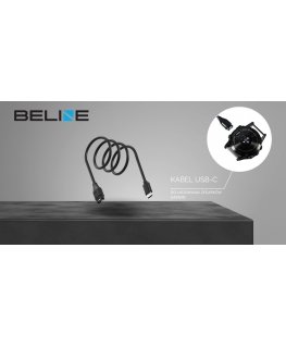 Kabel USB-C Beline do ładowania zegarków Garmin 1m czarny