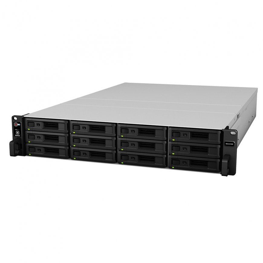 Synology RX1217RP disku masīvs datu uzglabāšanai 0 TB Rack (2U) Melns, Pelēks – 2