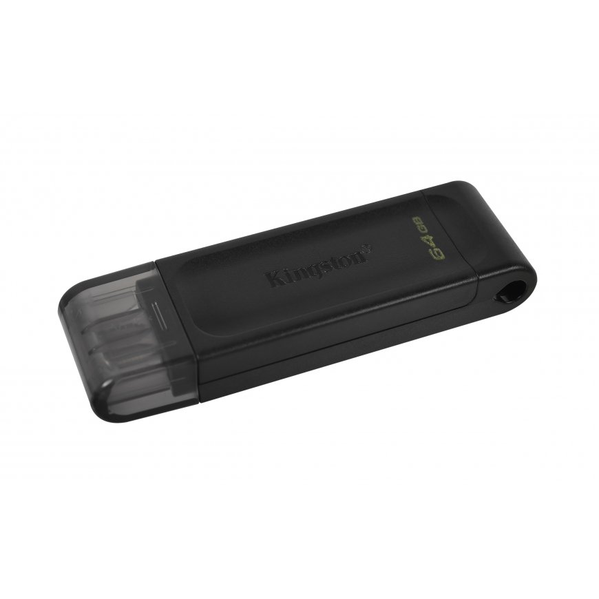 Kingston Technology DataTraveler 70 USB zibatmiņa 64 GB USB Veids-C 3.2 Gen 1 (3.1 Gen 1) Melns – 2