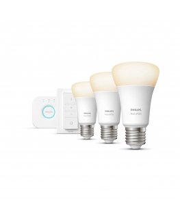 Philips Hue White HueW 9W A60 E27 3set sw EUR BLE