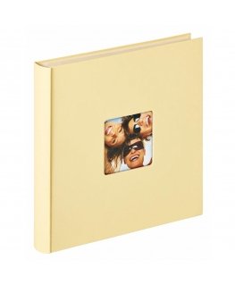 Walther Design Fun foto albums & papīra aizsardzības pārklājums Krēms 50 lapas XL