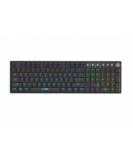 iBox AURORA K-6 tastatūra Universāls RF bezvadu sakari + Bluetooth QWERTY Angļu Melns