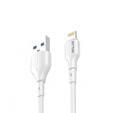 Beline Kabel 25W USB-A|Lightning 1m biały|white BLNCWL01 Beline Kabel 25W USB-A|Lightning 1m biały|white BLNCWL01
