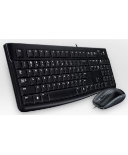 Logitech Desktop MK120 klaviatuur Hiir kaasa arvatud USB QWERTZ Saksa keel Must