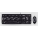 Logitech Desktop MK120 клавиатура Мышь входит в комплектацию USB QWERTZ Немецкий Черный Logitech Desktop MK120 клавиатура Мышь входит в комплектацию USB QWERTZ Немецкий Черный