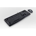 Logitech Desktop MK120 tastatūra Pele iekļauta USB QWERTZ Vācu Melns Logitech Desktop MK120 tastatūra Pele iekļauta USB QWERTZ Vācu Melns